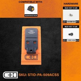 Staccato Duo to Holosun 509 ACSS adapter plate.